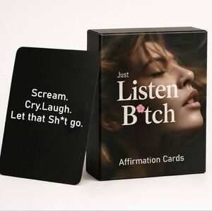 Listen B*tch Daily Affirmation Cards for Women